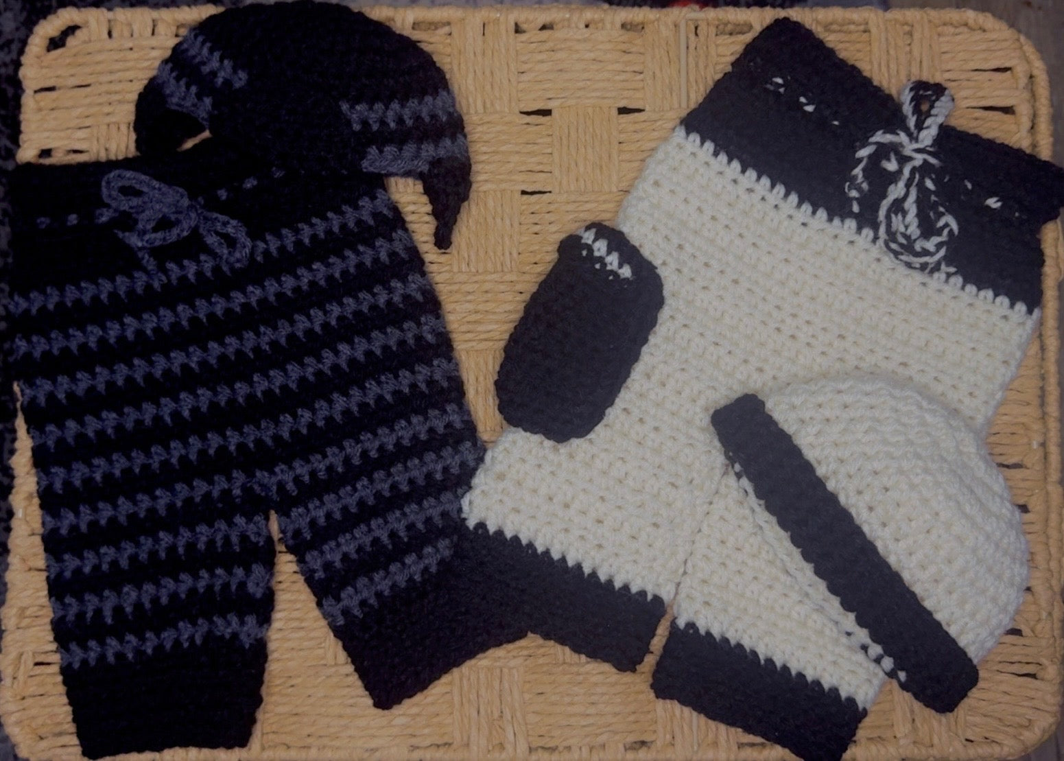 Crochet Baby Cargo Pants | Handmade Baby Boy | Newborn -  6-12 months